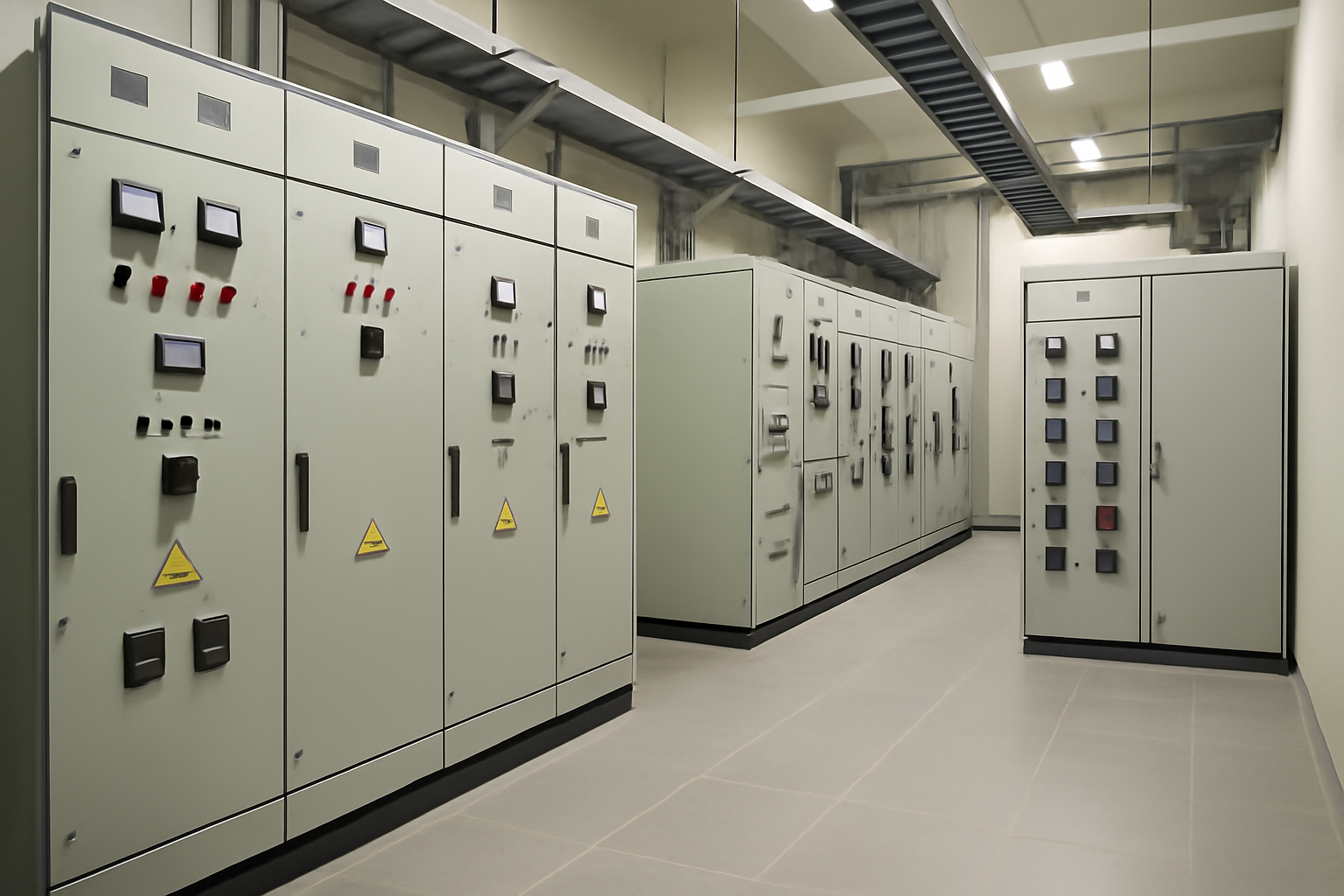 Electrical systems in shopping complex